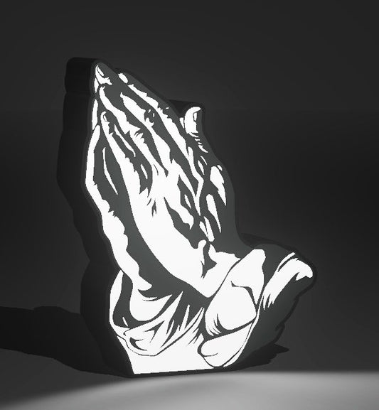 Praying Hands Light Box